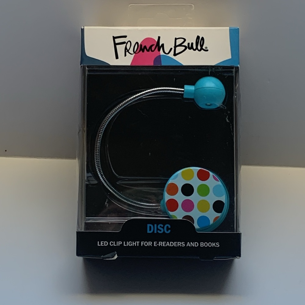 French Bull Disc LED Clip Light for Books and Ereaders - Picture 4 of 10